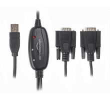 Кабель-перехідник Viewcon VE591 USB 2.0 на 2 COM, 1 м