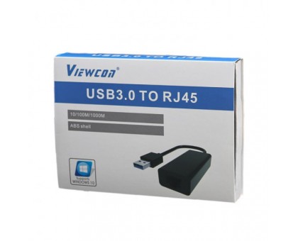 Адаптер Viewcon VE874 с USB Type-A на Gigabit Ethernet