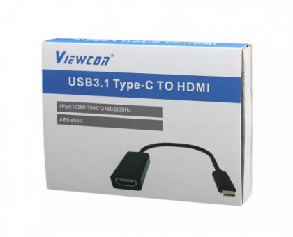 Адаптер-переходник USB Type-C на HDMI Viewcon TE385