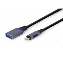 Кабель OTG Cablexpert A-USB3C-OTGAF-01 для пристроїв, AF - Type C, 0,15м