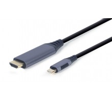 Кабель Cablexpert CC-USB3C-HDMI-01-6, USB-C на HDMI, 1.8м
