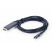 Кабель Cablexpert CC-USB3C-HDMI-01-6, USB-C на HDMI, 1.8м