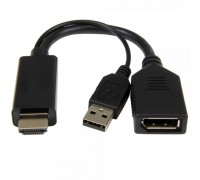 Адаптер-переходник HDMI на DisplayPort Cablexpert A-HDMIM-DPF-01