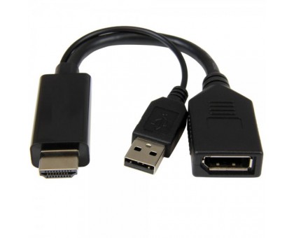 Адаптер-перехідник HDMI на DisplayPort Cablexpert A-HDMIM-DPF-01