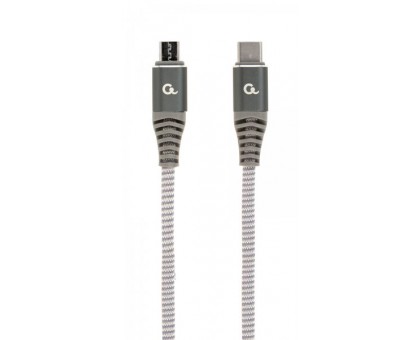Кабель Cablexpert CC-USB2B-CMMBM-1.5M, преміум якість USB 2.0 Micro BM-папа/C-папа, 1,5 м.