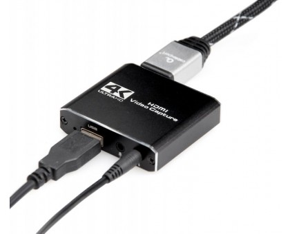 USB-граббер Cablexpert UHG-4K2-01, HDMI, 4K, сквозной HDMI