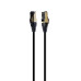 Патч корд Cablexpert PP8-LSZHCU-BK-0.5M, S/FTP, литой, 50u" штекер с фиксатором, 0,5м, черный