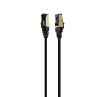 Патч корд Cablexpert PP8-LSZHCU-BK-15M, S/FTP, литой, 50u" штекер с фиксатором, 15м, черный