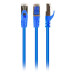 Патч корд Cablexpert PP6A-LSZHCU-B-2M, S/FTP, литий, 50u" штекер із фіксатором, 2 м, синій