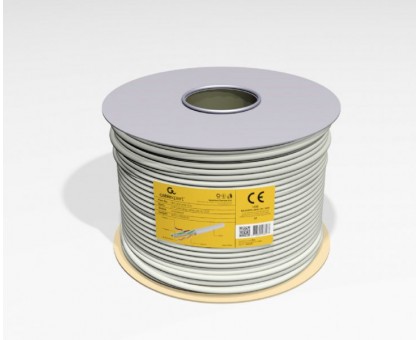 Извитая пара,Cablexpert UPC-6004SE-SOL, CAT6, одножильная, алюминий под медью (CCA с AWG24), неэкранированная, 305 м