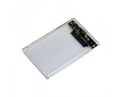 Зовнішня кишеня 2.5", 3UB2P4C (Transparent), прозорий
