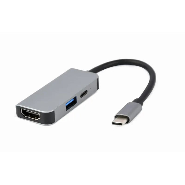 Адаптер Cablexpert A-CM-COMBO3-02, USB Type-C 3-в-1
