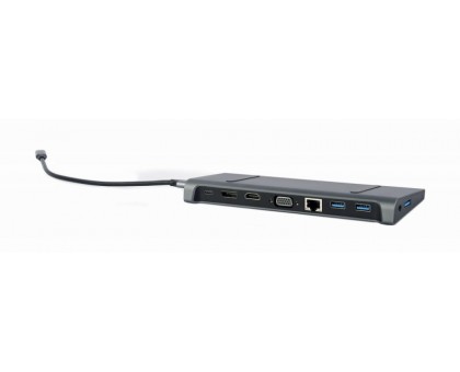 Адаптер Cablexpert A-CM-COMBO9-02, USB Type-C 9-в-1