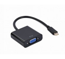 Адаптер-перехідник Cablexpert A-CM-VGAF-01 USB Type-C на VGA / Full HD@60Hz