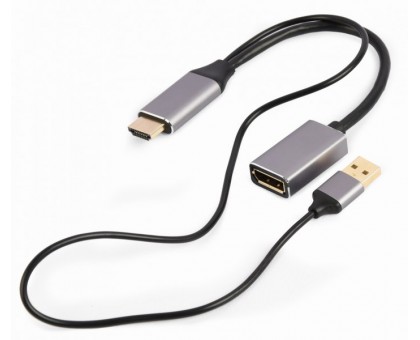 Адаптер-перехідник HDMI на DisplayPort Cablexpert A-HDMIM-DPF-02
