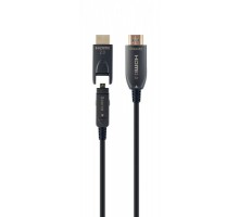 Кабель Cablexpert CCBP-HDMID-AOC-30M, HDMI V.2.0, вилка/вилка, з позолоченими контактами, 30 м