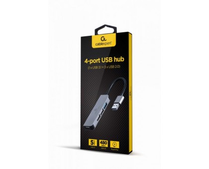 Хаб Cablexpert UHB-U3P1U2P3-01, с USB-A на USB