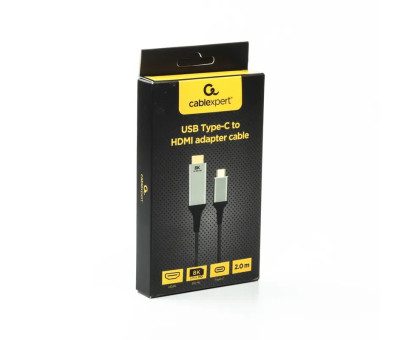 Кабель Cablexpert A-CM-HDMIM8K-2M, USB-C на HDMI, 2м