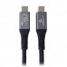 Кабель Cablexpert CCBP-USB3-CMCM100-0.5M, преміум якість USB USB C 3.2 Gen2*2 C-тато/C-тато, 0,5 м.