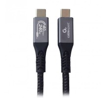 Кабель Cablexpert CCBP-USB4-CMCM240-1.5M, премиум качество, USB4, C-папа/C-папа, 1,5м.