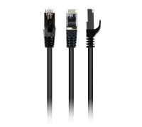Патч корд Cablexpert PP6A-LSZHCU-BK-3M, S/FTP, литий, 50u" штекер із фіксатором, 3,0 м, чорний