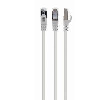 Патч корд Cablexpert PP6A-LSZHCU-W-3M, S/FTP, литой, 50u" штекер с фиксатором, 3.0м, белый