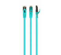 Патч корд Cablexpert PP6A-LSZHCU-G-10M, S/FTP, литий, 50u" штекер із фіксатором, 10 м, зелений