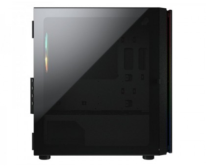 Корпус компьютерный Cougar Purity RGB (Black), Игровой, стеклянное окно, черный