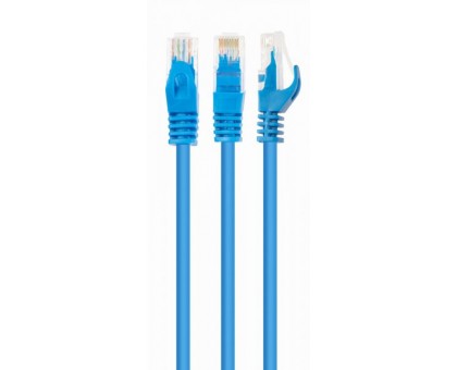 Патч корд Cablexpert PP6U-1.5M/B, UTP, категория. 6, литой, 50u" штекер с фиксатором, 1.5м, синий