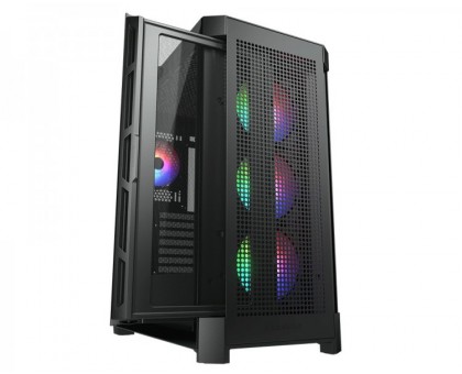 Корпус комп'ютерний Cougar Airface Pro RGB, ігровий, 3*140mm ARGB, 1*120mm ARGB, чорний