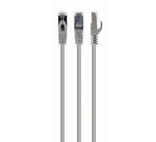 Патч корд Cablexpert PP6A-LSZHCU-45M, S/FTP, литой, 50u" штекер с фиксатором, 45.0м, серый