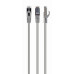 Патч корд Cablexpert PP6A-LSZHCU-7.5M, S/FTP, литий, 50u" штекер із фіксатором, 7.5 м, сірий