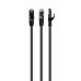 Патч корд Cablexpert PP6A-LSZHCU-BK-20M, S/FTP, литой, 50u" штекер с фиксатором, 20 м, черный