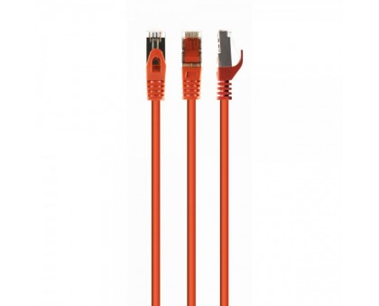 Патч корд Cablexpert PP6A-LSZHCU-O-0.25M, S/FTP, литой, 50u" штекер с фиксатором, 0.25м, оранжевый.