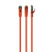 Патч корд Cablexpert PP6A-LSZHCU-O-0.25M, S/FTP, литой, 50u" штекер с фиксатором, 0.25м, оранжевый.