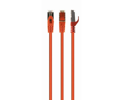 Патч корд Cablexpert PP6A-LSZHCU-O-3M, S/FTP, литой, 50u" штекер с фиксатором, 3м, оранжевый.