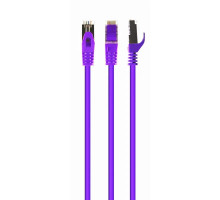 Патч корд Cablexpert PP6A-LSZHCU-V-20M, S/FTP, литой, 50u" штекер с фиксатором, 20 м, пурпурный