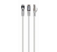 Патч корд Cablexpert PP6A-LSZHCU-W-15M, S/FTP, литой, 50u" штекер с фиксатором, 15м, белый