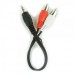Аудіо-кабель Cablexpert CCA-458/0.2, 3.5мм/2хRCA-тюльпан тато, довжина 0.2м., стерео