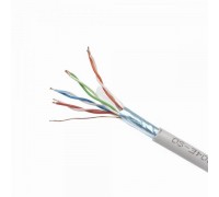 Звита пара, Cablexpert FPC-5004E-S, CAT5e, одножильна, екранована фольгою, 305 м