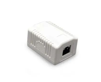 Розетка RJ-45 Cablexpert NCAC-1F5E-01 однопортовая с экраном RJ-45, категории 5E
