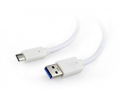 Кабель Cablexpert CCP-USB3-AMCM-W-0.1M, преміум якість USB 3.0 A-тато/C-тато, 0,1 м.