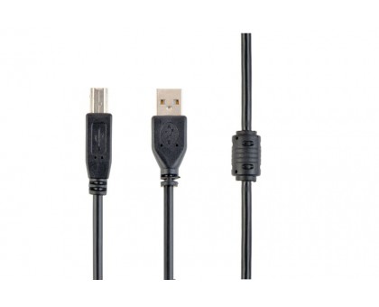 Кабель Cablexpert CCFB-USB2-AMBM-1.5M, USB 2.0 A-папа/B-папа, 1,5 м., блістер
