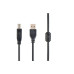 Кабель Cablexpert CCFB-USB2-AMBM-1.5M, USB 2.0 A-папа/B-папа, 1,5 м., блистер