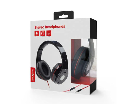 Стерео гарнітура gmb audio MHS-DTW-BK, серія gmb audio "Дертойт", глянцевий чорний колір