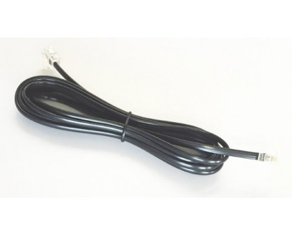 Телефонний кабель Cablexpert TC6P4C-7.5M-BK, 6P4C,  7.5 м