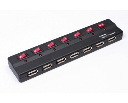 Концентратор Viewcon VE411, USB 2.0 на 7 портів