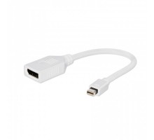 Кабель-адаптер Cablexpert A-mDPM-DPF-001-W Mini DisplayPort - DisplayPort, білий