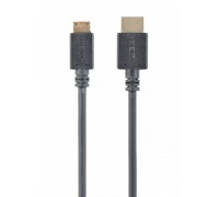Кабель Cablexpert CC-HDMI4C-6 miniHDMI з позолоченими контактами вилка-C (mini) HDMI  вилка, 1,8 м