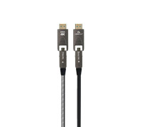 Кабель Cablexpert CCAP-HDMIDD-AOC-20M, HDMI-A/D на A/D V.2.0, вилка/вилка, з позолоченими контактами, 20 м